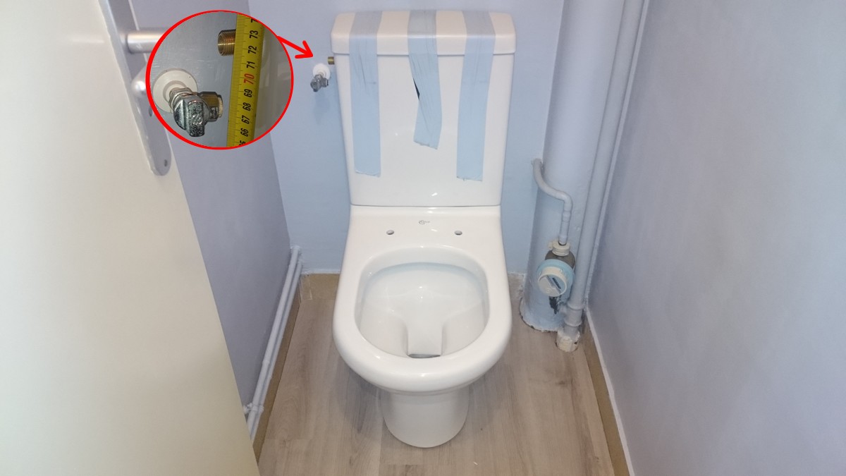 Pose de pack Wc IdealStandard Exacto