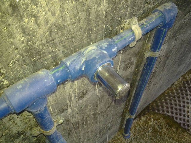 Les tuyaux PPR mis e situation