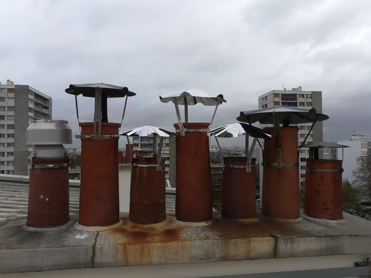 Hottes branchés sur conduits de fumés provoquent des dégâts
